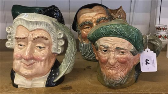 4 Doulton character jugs(-)